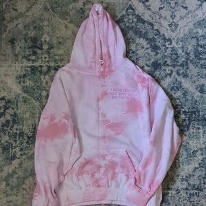 Pink Tie-Dye XXXL Hoodie